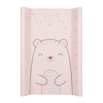 Мека PVC подложка за повиване Kikka Boo, 70х50 см Bear with me Pink