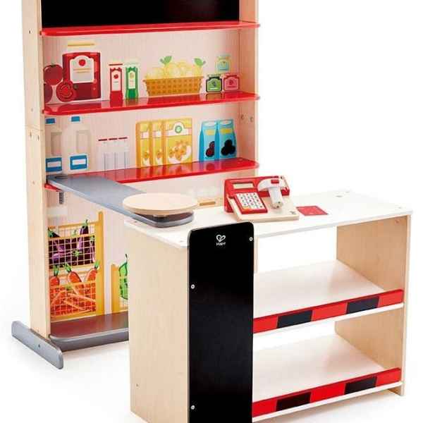 Дървен магазин Hape, с касов апарат и баркод четец-gI3uL.jpeg