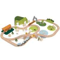 Дървен комплект Влакче с релси в гората Classic World, 100 части-gNsuI.jpeg