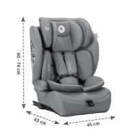 Столче за кола Lorelli Rio Isofix 76-150 см, Grey-gNtTr.jpeg