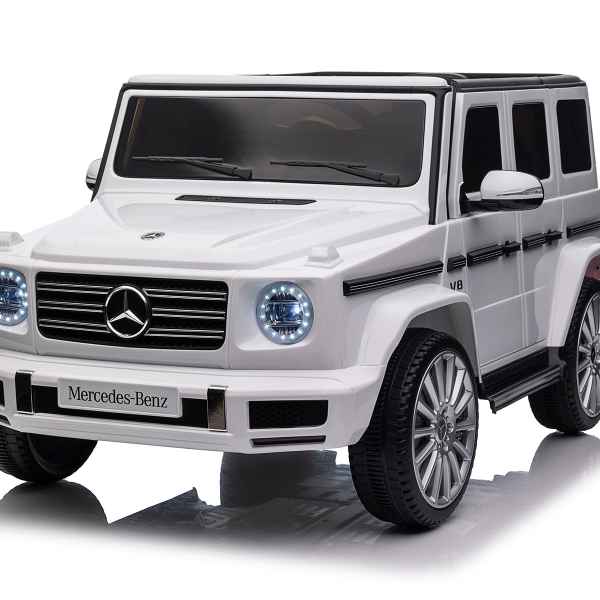 Акумулаторен джип Kikka Boo, Licensed Mercedes Benz G500, White-gahYt.jpg