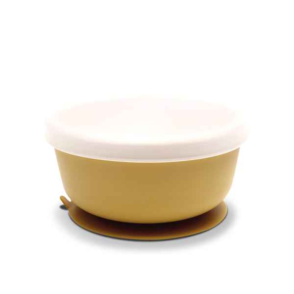 Силиконова вакуум купа с капак Lorelli Natural, Yellow-hHvoB.jpeg