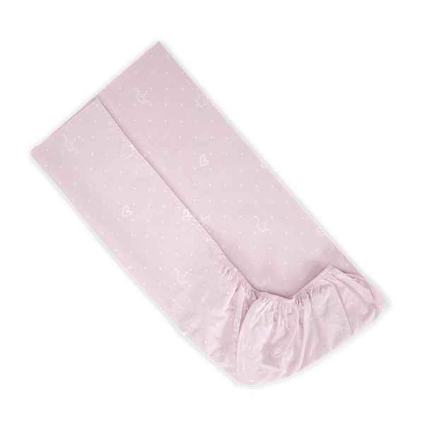 Чаршаф с ластик Lorelli  70/140+15 см, Мечо розово-hScNB.jpeg