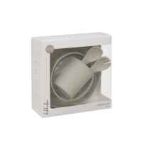 Сет за хранене Kikka Boo Platinum Silicone, Sand 5 части-hTMQt.jpeg