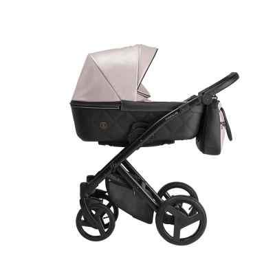 Комбинирана бебешка количка 3в1 Tutek DIAMOS | VX, Black/Rose DVXECO8