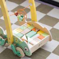 Дървен уокър Classic World Хамелеон, с дървени блокчета-hrrrG.jpeg