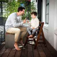 Дървено столче за хранене Hauck Alpha+, white-hywa8.jpeg