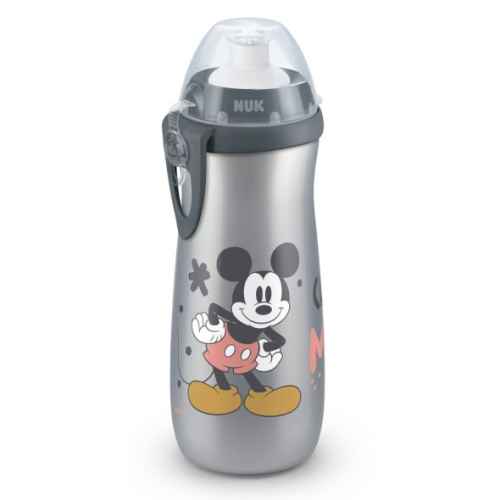 Чаша NUK Sports cup Mickey, 450мл, сив