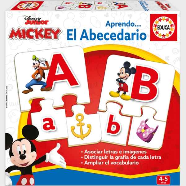 Образователен пъзел Educa, Mickey and Friends, Азбука, 81 части-iQGeL.jpeg