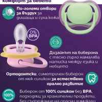 2 бр. залъгалки Philips Avent Ultra Air 6-18м розово и зелено-iZZNI.jpeg