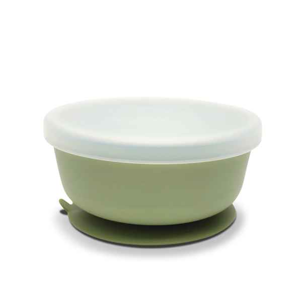 Силиконова вакуум купа с капак Lorelli Natural, Fresh Green-iopRp.jpeg