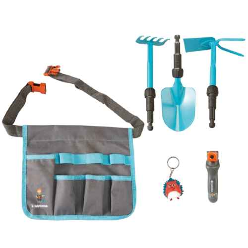Детски комплект градинарски инструменти с калъф Gardena Kids