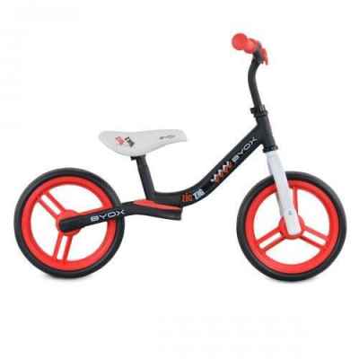 Детски балансиращ велосипед Byox Zig-Zag, червен