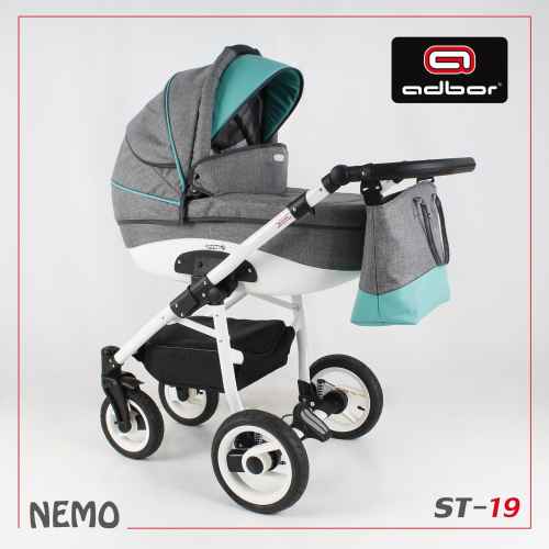 Бебешка количка Adbor 3в1 Nemo Style, цвят: ST19
