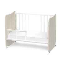 Бебешко легло Lorelli Stars 60x120 см, Бяло+Светъл дъб-k44lR.jpeg