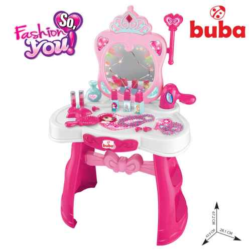 Детска тоалетка Buba Princess, Розова