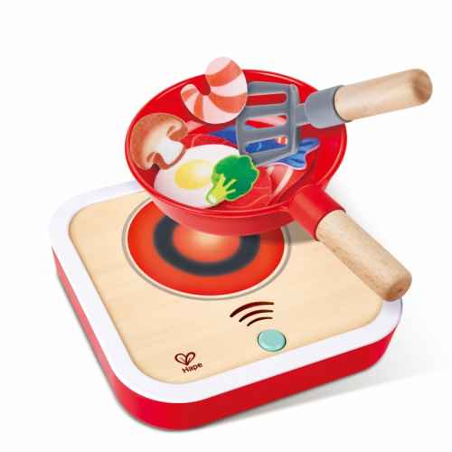 Интерактивен комплект Hape, Котлон с аксесоари, 10 части