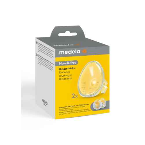 Помпа за изцеждане Medela Hands-free, фунии 21 мм