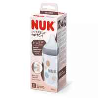 Шише Nuk Perfect Match, 3+ м РР 260 мл. със силиконов биберон M, Клонче-lJPaY.jpeg