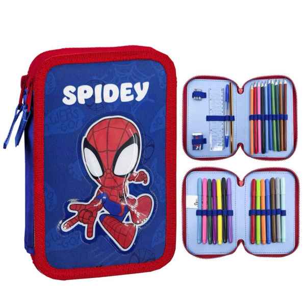 Несесер с два ципа и ученически пособия Cerda, Spidy-lk5ev.jpeg