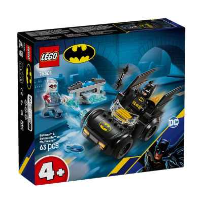 Конструктор LEGO Batman™ Батман с Батмобила срещу Мистър Фрийз
