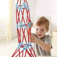 Бамбуков конструктор Hape Flexistix, Креативен комплект, 133 части-mQvBN.jpeg