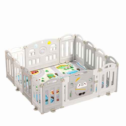 Сгъваема ограда Moni Garden 150/150 с музика Penguin