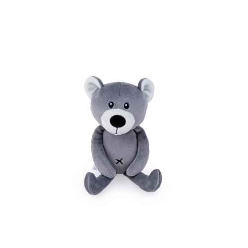 Мека играчка за гушкане Bali Bazoo Teddy Bear, тъмно сив