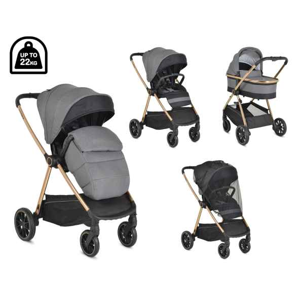 Комбинирана бебешка количка 2в1 Cangaroo Hydra, сива-mdGML.jpeg