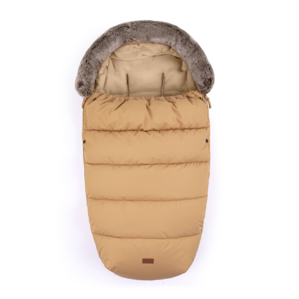 Зимно чувалче за бебешка количка Petite&Mars Footmuff Comfy, карамел-mdciq.png