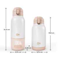 Термос за подгряване на мляко 2в1 KinderKraft Gaja, Beige-muszy.jpeg