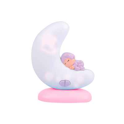 Мултифункционална нощна лампа Kaichi, Луна розов