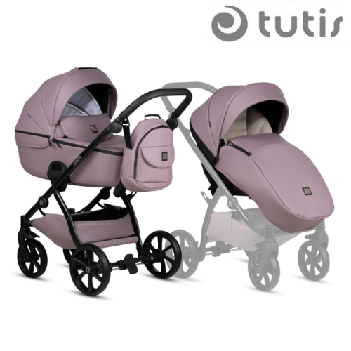 Комбинирана бебешка количка 2в1 Tutis Uno5+, 035 Mauve