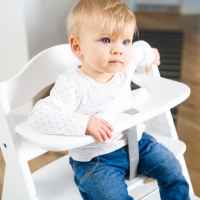 Дървено столче за хранене Hauck Alpha+, Creme-oCful.jpeg