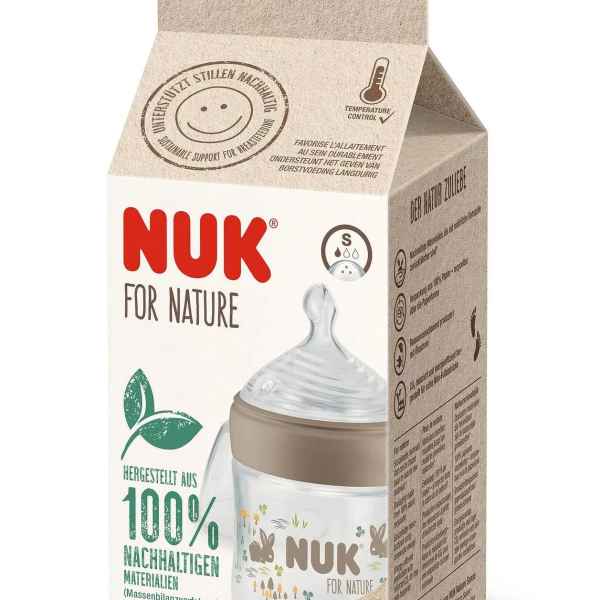 Шише PP NUK for Nature 0M+ S 150 мл, бежово-ogYBe.jpeg