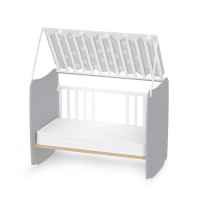 Бебешко легло Lorelli Stars 60x120 см, Бяло+Stone grey-pGCTF.jpeg