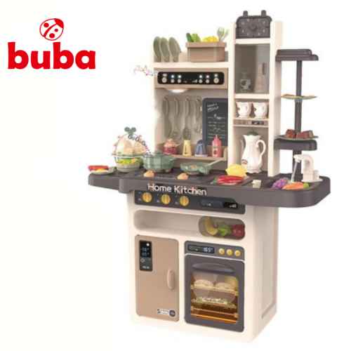 Детска кухня Buba Modern Kitchen, 65 части, сива