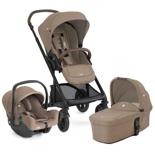 Бебешка комбинирана количка 3в1 Joie chrome™ 2 Trio, Cashew