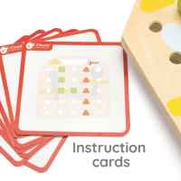 Забавна дървена дъска за поставяне на винтове Classic World, с аксесоари-psJoF.jpeg