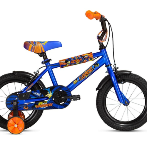 Детски велосипед Clermont BMX 12 ROCKY, синьо/оранжево