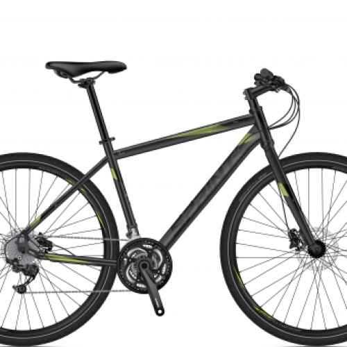 Велосипед Sprint Sintero Rigit 28, черен/ зелен