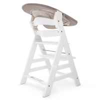 Шезлонг за столче за хранене 2в1 Hauck Alpha+ Bouncer, Stretch beige-qjJym.jpeg