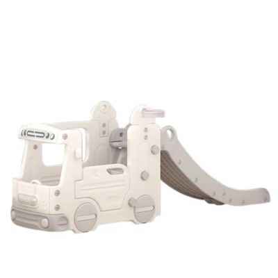 Детски игрален модул автобус с пързалка Feelkids, сив