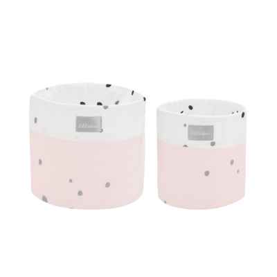 Комплект кош за аксесоари 2 бр Kikka Boo, 22см и 18см Bear with me Pink