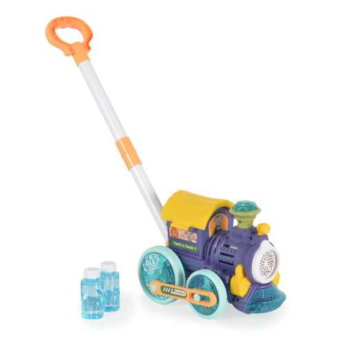 Влак за сапунени балони Moni Toys Wheels, Blue