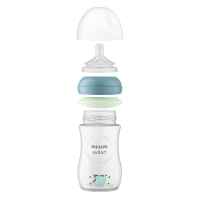 Комплект Philips Avent шише Natural Response 3.0 с биберон среден поток, 260 мл + залъгалка Ultra Soft (0-6), светещи-sFLTZ.jpeg