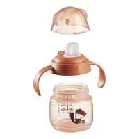 Неразливаща се чаша Tommee Tippee Soft Spout, BACSHIELD, с дръжки, розова с Лисиче, 150 мл, 4м+-tFFm0.jpeg