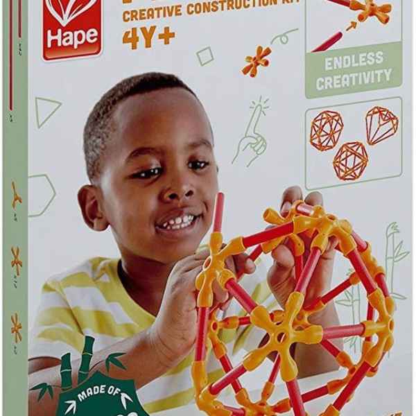 Бамбуков конструктор Hape Flexistix, Креативни конструкции, 66 части-uQnxt.jpeg