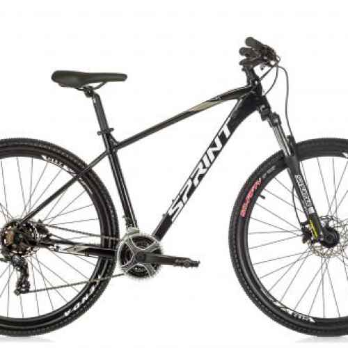 Велосипед Sprint Maverick 27.5, Черен гланц/бяло