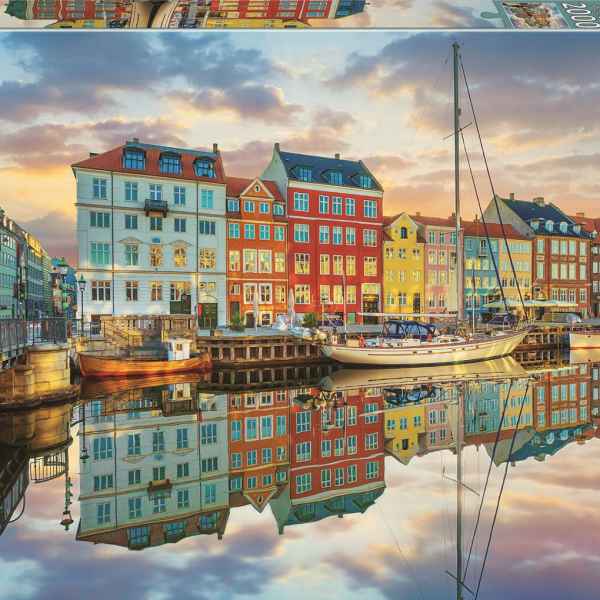 Пъзел Educa, Залез на пристанището в Копенхаген, 2000 части-vBAZB.jpeg